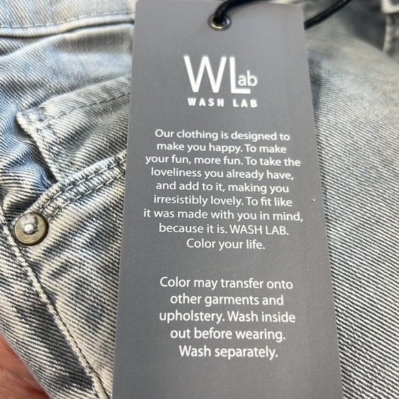 WASH LAB Jeans Skinny Stretch Mid Rise Light Wash Gray Nordstrom Women Size 27 - Picture 8 of 12